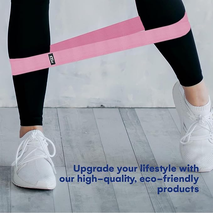 Resistance Bands Set for Exercise – Multi-Colored Workout Bands for Indoor/Outdoor Fitness, Strength Training, Rehab, Yoga