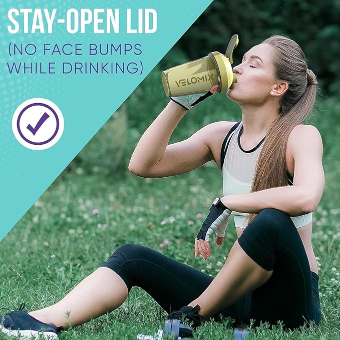 -6 PACK- 20 OZ Protein Shaker Bottles for Protein Mixes, Shaker Cups for Protein Shakes, Small Shaker Bottle Pack, Shaker Cup, Shakers for protein Shakes (Pastel Shades - 6 Pack)