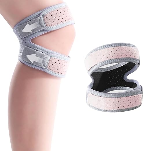 Patellar Tendon Support Strap, Knee Brace for Arthritis Pain and Support, Medical Patella Knee Brace for Knee Pain, Knee Brace for Meniscus Tear for Tendonitis Pain Relief Arthritis Men and Women