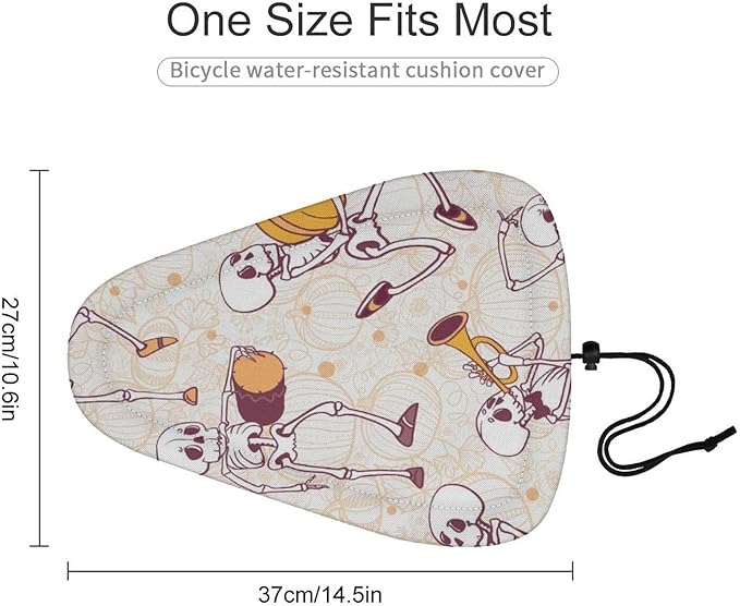 Waterproof Bike Seat Cover with Drawstring Waterproof Bike Seat Rain Cover Seat Protective Water Resistant Bicycle Saddle Rain Dust Cover