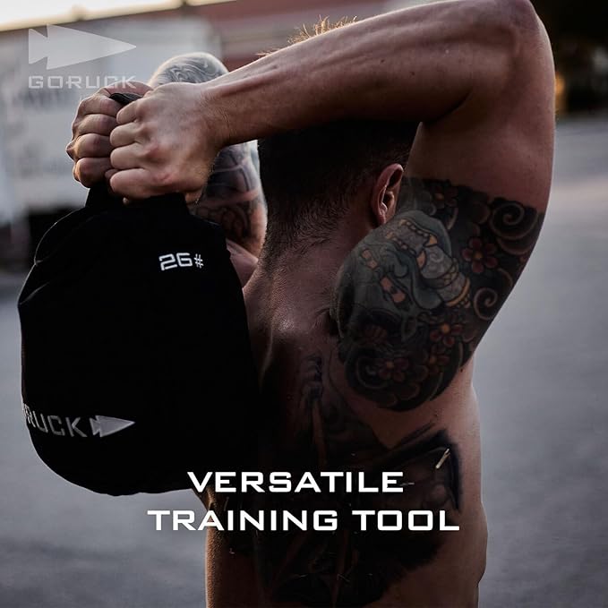 GORUCK Sand Kettlebells Weight for Fitness & Body Workout for Men & Women - for Weightlifting, Dumbbell & Yoga - for Home & Gym Training