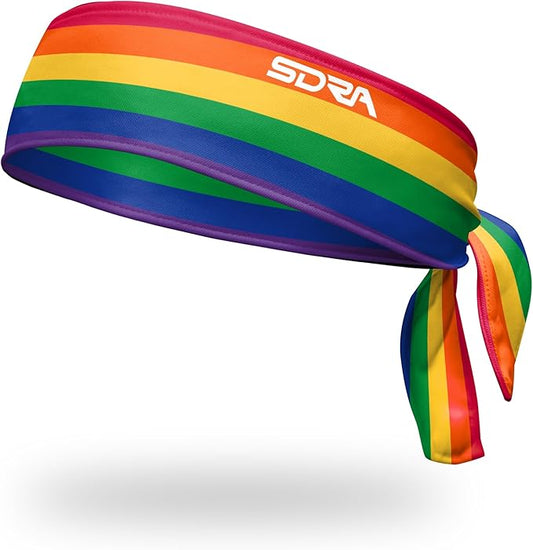 Suddora Rainbow Headbands for Costume, Workout, Sports, Pride Parade
