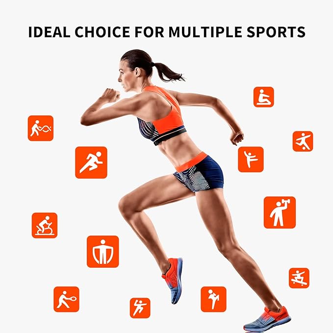 COOSPO Heart Rate Monitor Chest Strap H9Z, HRM Bluetooth 5.0 ANT+,Heart Rate Monitor Chest Sensor with Rechargeable Battery