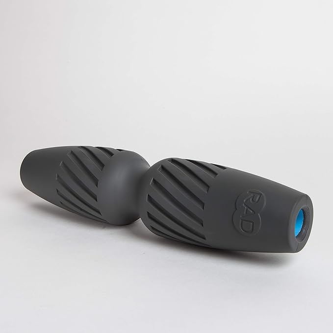 RAD Helix – Compact High-Density Exercise Foam Roller – Deep Tissue Myofascial Release for Back, Quads, Hamstrings & More – Muscle Recovery Tool for Stretching & Mobility