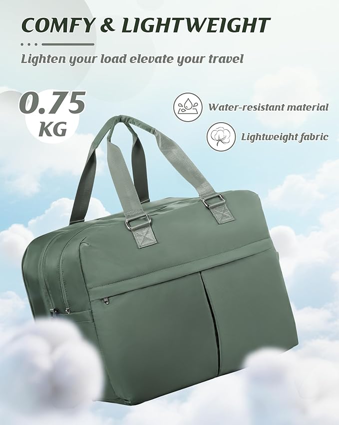 Gym Bag Womens,Travel Duffel Carry on Bag Sport Tote Bag Weekend Overnight Bag