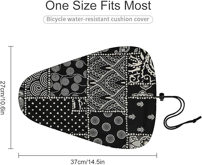 Waterproof Bike Seat Cover with Drawstring Waterproof Bike Seat Rain Cover Seat Protective Water Resistant Bicycle Saddle Rain Dust Cover