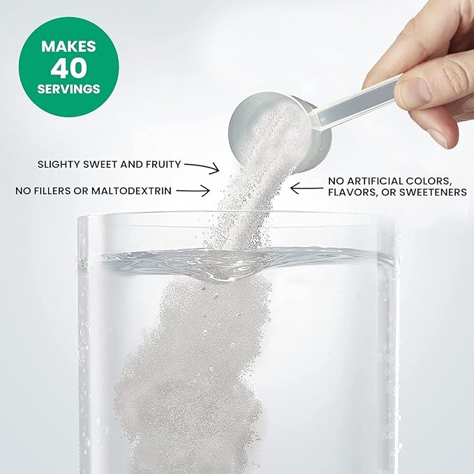 Vitalyte Electrolyte Powder Drink Mix, Isotonic Electrolyte Hydration Mix, Gluten Free Post Workout Powder Mix, Pack of 2, 35 oz. Each, Watermelon Flavor