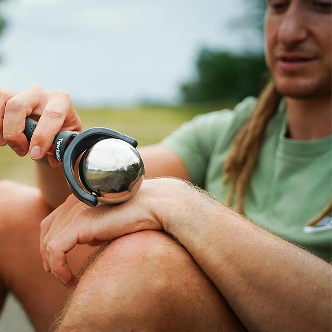 Tiger Tail Tiger Ball ICE - Deep Muscle Tissue Cold Therapy Tool for Neck, Back, Legs, Arms, Shoulders, Stomach, Feet, and Hands - Myofascial Trigger Point Release