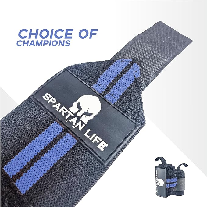 wrist wraps for weightlifting men & Women 18" Professional Quality Wrist Support with Heavy Duty Thumb Loop - Best Wrap for Powerlifting Competition, Strength Training, Bodybuilding