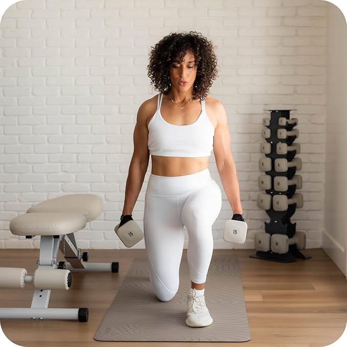 Fitness Bench, Adjustable, Collapsible, Comfortable, and Luxurious Home Gym Bench for Strength Training