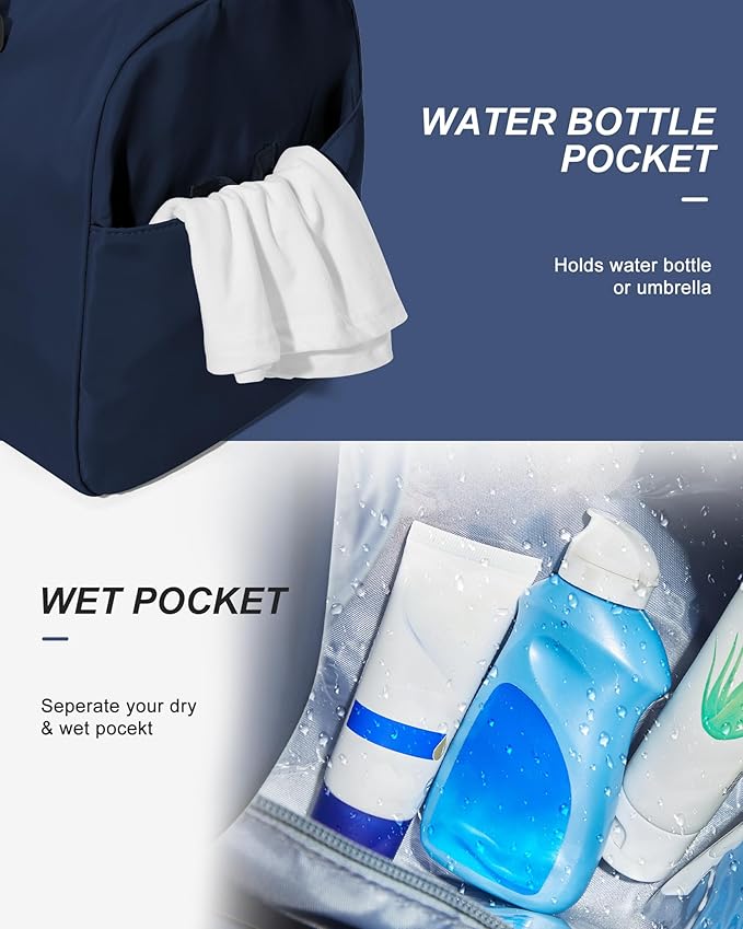 Gym Bag Womens,Travel Duffel Carry on Bag Sport Tote Bag Weekend Overnight Bag