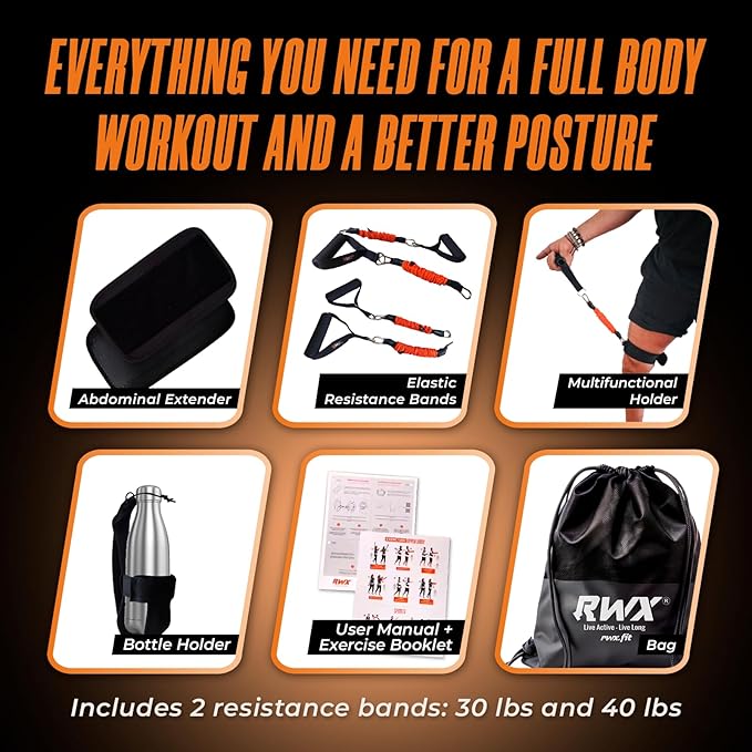 3-in-1 Multifunctional Vest - Muscle Strength and Posture Correction - Upper Body Fitness Equipment, Waist Trainer