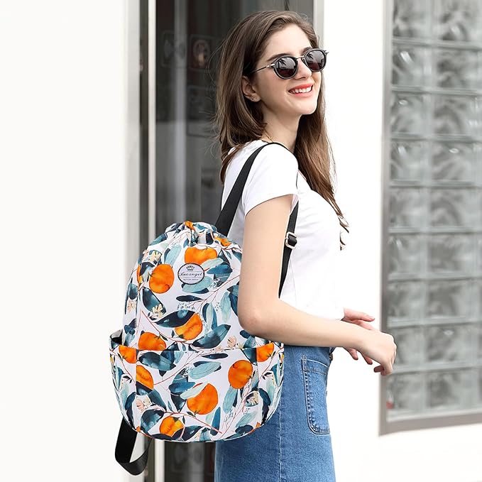 HUA ANGEL Drawstring Backpack Bag, Sport Gym Sackpack Lightweight Small Gym Bag for Men Women Pull String Sport Beach Bag