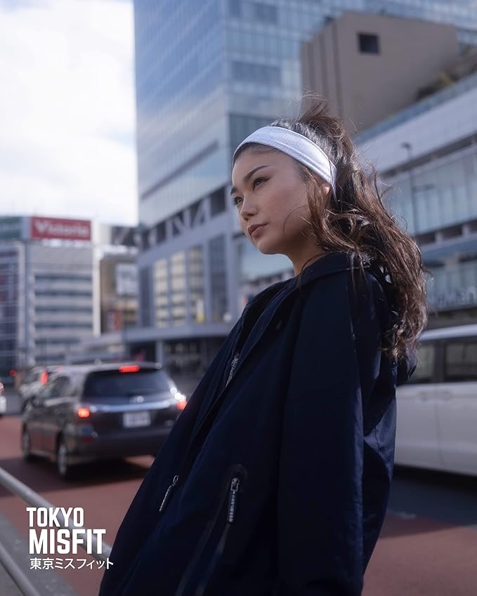 Tokyo Misfit - Japanese Headbands for Men & Women, Sweat Band, Workout, Yoga, Fashion, Running, Sports, Basketball, Bandana