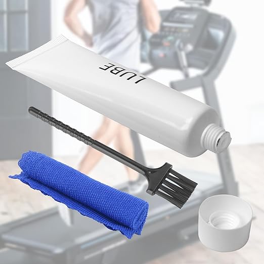 Fitness Treadmill Lube for Spirit Sole Fitness Treadmill, Most Brands Fitness Treadmill Maintenance Lubricant p/n N020001 with Cleaning Cloth and Brush 2 Pack