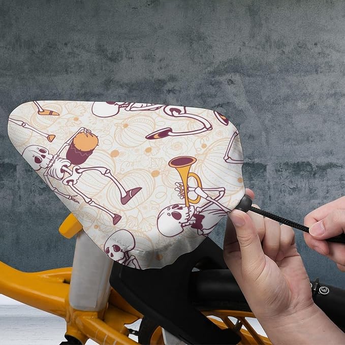 Waterproof Bike Seat Cover with Drawstring Waterproof Bike Seat Rain Cover Seat Protective Water Resistant Bicycle Saddle Rain Dust Cover