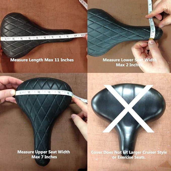 Secure Fit Sheepskin Bicycle Seat Cover - Engel