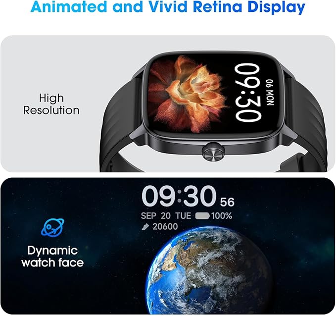 DAVIKO Pedometer Watch Senior Friendly No App/Phone Required, Waterproof Fitness Tracker Watch with Step Counter Calories/Sleep Tracker for Walking Running for Men Women