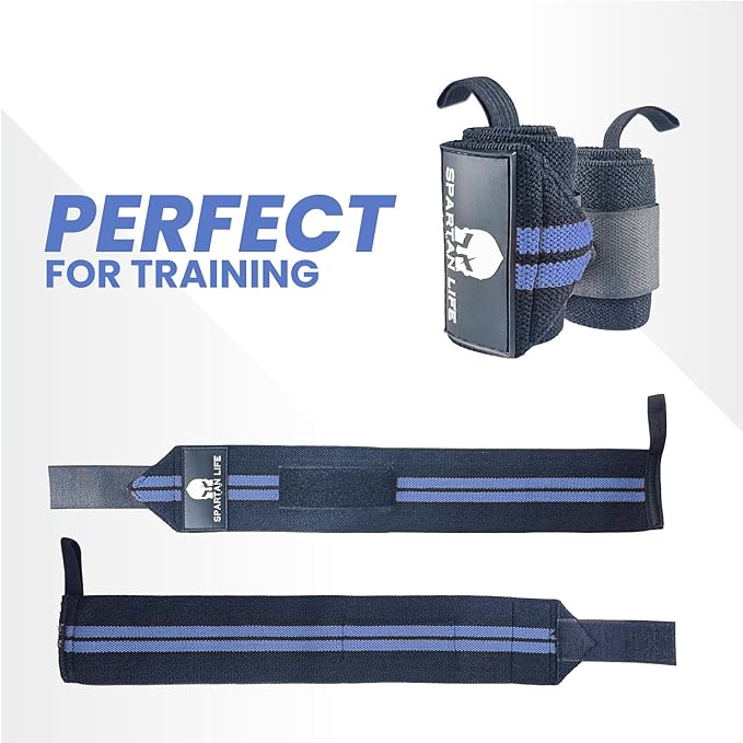 wrist wraps for weightlifting men & Women 18" Professional Quality Wrist Support with Heavy Duty Thumb Loop - Best Wrap for Powerlifting Competition, Strength Training, Bodybuilding