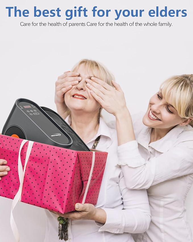 Under Desk Elliptical Machine, Electric Ellipse Leg Exerciser as Seen on Tv for Seniors with 12 Adjustable, Portable Quiet Elliptical Machine, Seated Pedal Exerciser with Remote Control