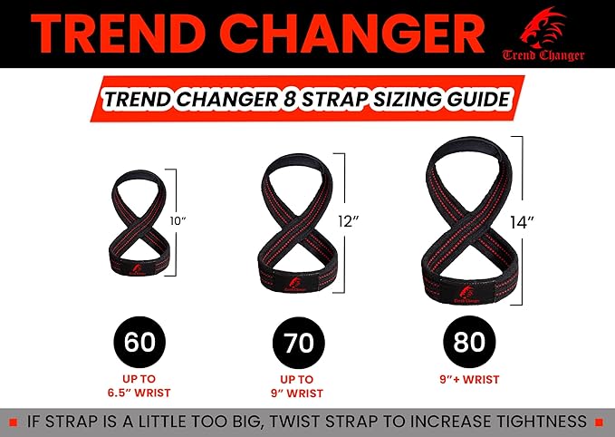 Figure 8 Lifting Strap Padded Deadlift Straps Heavy Duty Weight Lifting Straps Strongman Axle Bar Straps Weightlifting Wrist Wraps