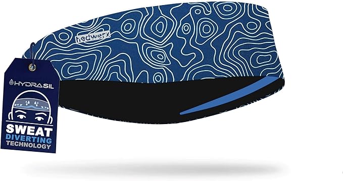 Hydra2 Headbands for Women & Men | Sweat Diverting, Hair Bands for Athletes, Gym, Cycling & Fitness | Flatweave
