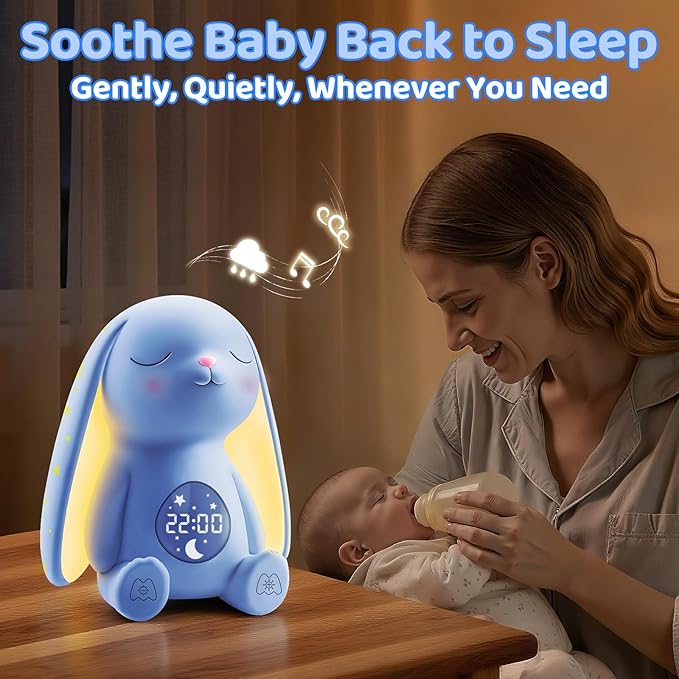 2025 Mom's Choice Awards | White Noise Sound Machine Baby - Cry Detection, Night Light, 100 Soothing Sounds, App Control, 150% Battery Life, 50% Faster Sleep, Newborn Essentials