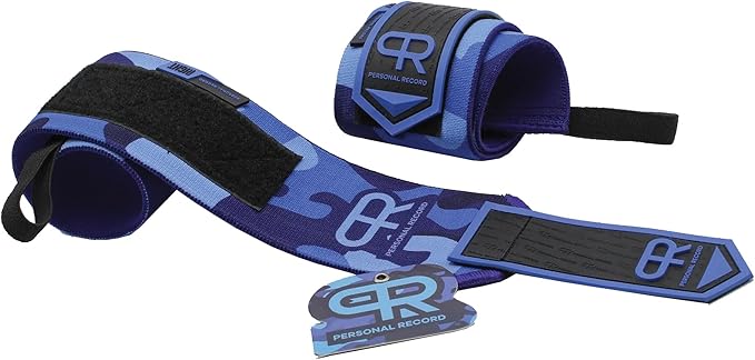 Heavy Duty Premium Wrist Wraps, More Elasticity, Reinforced Stitching, Extra Wide Strap, Strong Thumb Loop, Larry Wheels Weightlifting Wraps