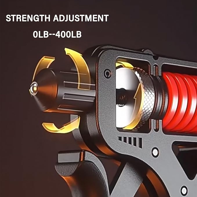 Captain Grip Strength Tester and Trainer Set – Electronic Hand Dynamometer (400lbs/180kg) & Adjustable Resistance Grip,Electronic Counting Grip