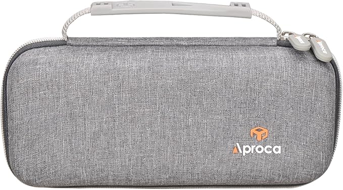 Aproca Grey Hard Storage Protective Case, for COSLUS Water Dental Flosser Portable Cordless Oral Irrigator F5020E and Accessories