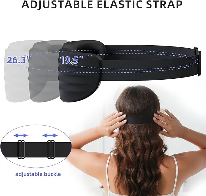 Sleep Mask for Side Sleeper Women Men, Eye Mask for Sleeping Light Blocking, Zero Eye Pressure 3D Sleeping, Pink