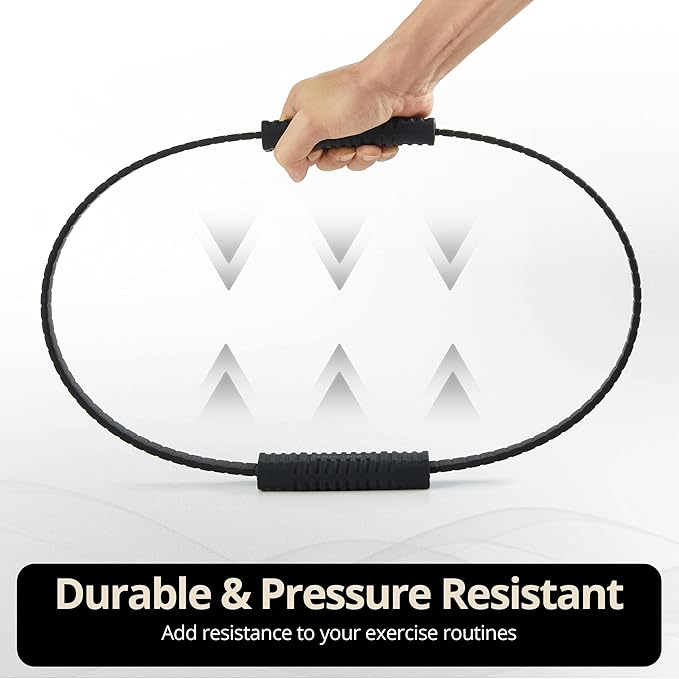 Build & Fitness Pilates Ring – 13.5 inch Magic Circle for Toning Thighs, Core, and Arms – Lightweight, Durable Silicone & Fiberglass Construction for Modern Home, Studio & Travel Workouts