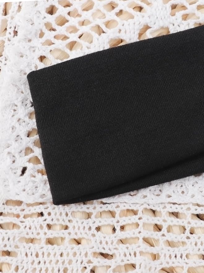 DRESHOW 8 Pack Sports Headbands for Women Non-Slip Stretchy Fashion HairBand Curly Hair Headband Soft Hair Accessories for Daily Wear Workout Yoga Running