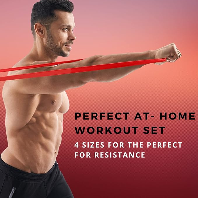 Rubberbanditz Combo Pull Up Assist Bands | Heavy Duty Resistance Exercise Bands for Powerlifting, Mobility, and Stretching | Resistance Bands for Working Out