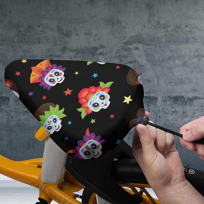 Waterproof Bike Seat Cover with Drawstring Waterproof Bike Seat Rain Cover Seat Protective Water Resistant Bicycle Saddle Rain Dust Cover