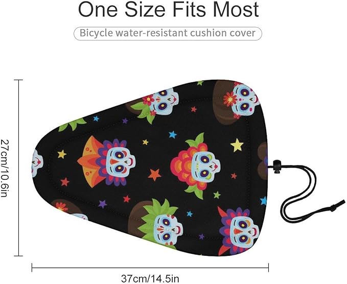 Waterproof Bike Seat Cover with Drawstring Waterproof Bike Seat Rain Cover Seat Protective Water Resistant Bicycle Saddle Rain Dust Cover