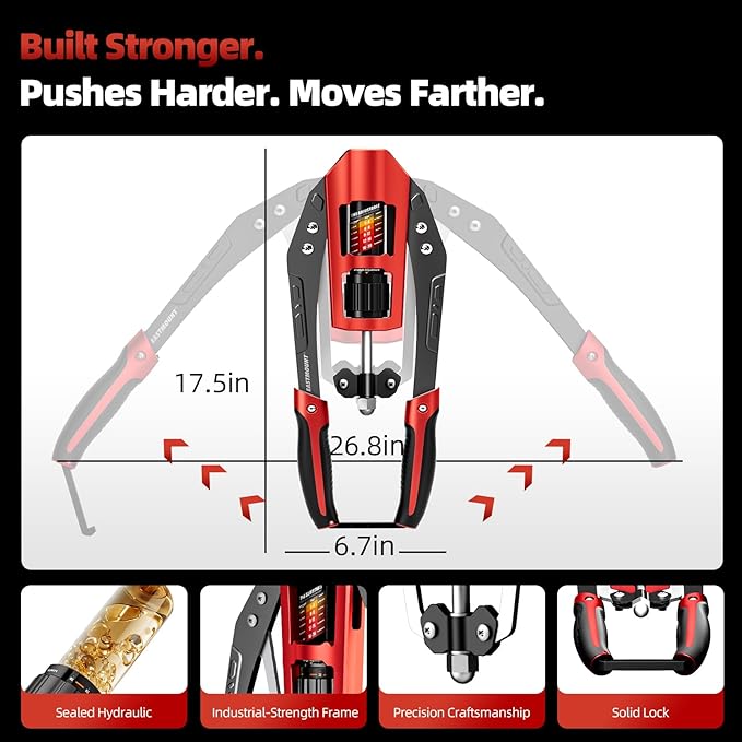 EAST MOUNT Twister Arm Exerciser - Adjustable 22-440lbs Hydraulic Power, Home Chest Expander, Shoulder Muscle Training Fitness Equipment, Arm Enhanced Exercise Strengthener