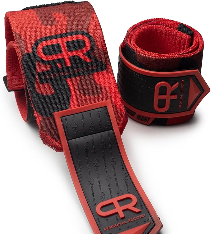 Heavy Duty Premium Wrist Wraps, More Elasticity, Reinforced Stitching, Extra Wide Strap, Strong Thumb Loop, Larry Wheels Weightlifting Wraps