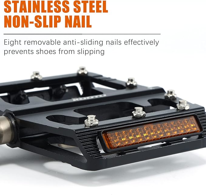 SAVADECK Mountain Bike Pedals, Dual Function Platform and SPD Pedals, Clipless Aluminum 9/16" Pedals with Cleats for Road Bike MTB Bike