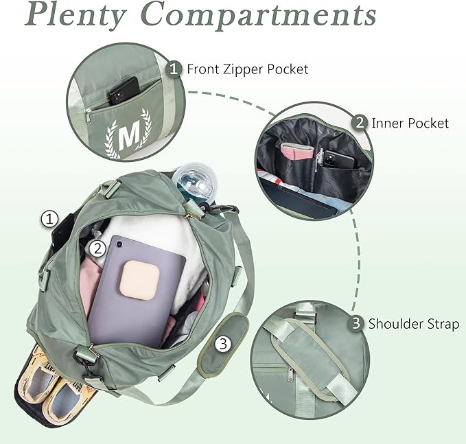 Gym Duffel Bag, Red, Personalized with Initials, Spacious with Shoe Compartment, Wet Pocket, Mat Strap, Travel-Friendly, Versatile Carry Options Materials