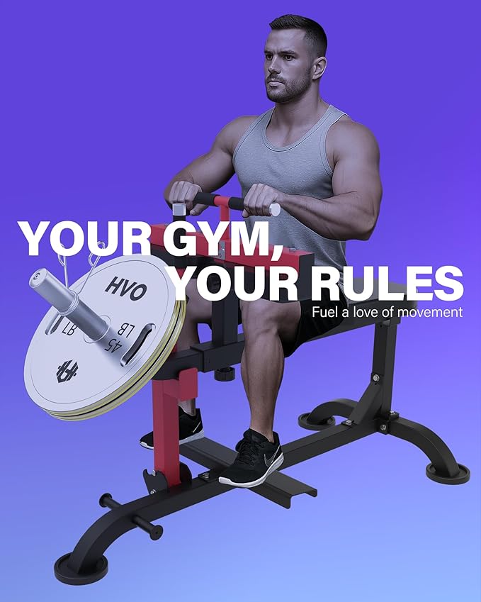 HVO Seated Calf Raise Machine: Calf Machine Home Gym Calf Workout Machine Leg Training and Exercise