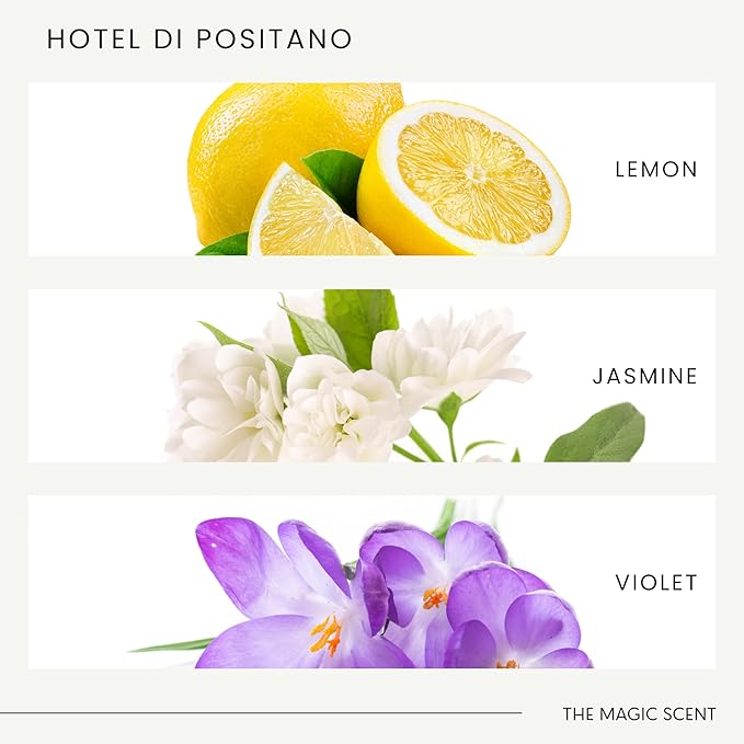 The Magic Scent Hotel Di Positano Diffuser Oil Scent - Cold-Air & Ultrasonic Fragrance Oil for Diffuser Inspired by Amalfi Coast, Italy - Essential Oils for Diffusers Aromatherapy - 4 fl oz, 120 mL
