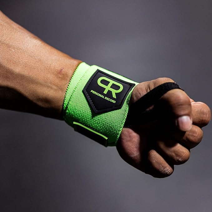 Heavy Duty Premium Wrist Wraps, More Elasticity, Reinforced Stitching, Extra Wide Strap, Strong Thumb Loop, Larry Wheels Weightlifting Wraps