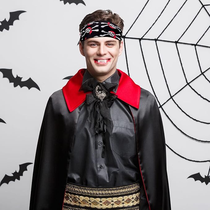 9 pcs Sweatbands for Men Workout Sport Headbands for Men Camo Headband Sweat Absorbing Headband Wide Sweatband for Head Basketball Football Cycling Running Yoga, 4.7 x 9.8 Inch