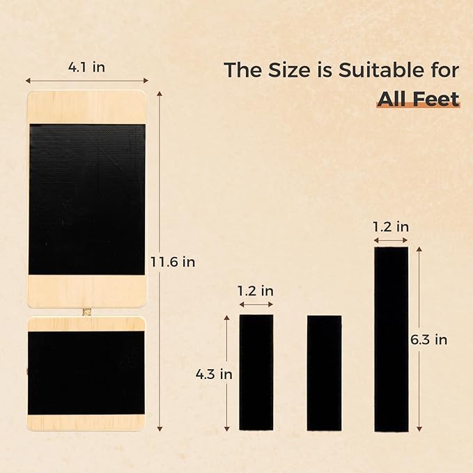 Ankle Foot Strengthener Exerciser for Sprained, Single Leg Balance Board for Physical Therapy, Plantar Fasciitis, Posture Correction and Balance Training,Including Detailed Instruction Manual