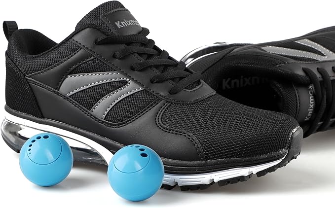 Knixmax Shoe Deodorizer Balls, Boot Deodorizing Shoe Odor Eater Ball Sneaker Deodorants, Gym Bags Lockers Car Air Fresheners, 6 Packs Fresh Linen Blue
