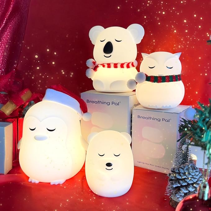 Breathing Pal 'Bella'- Mindfulness Breathing Light, Guided Visual Meditation Breathing Light, Anxiety Relief Items for Calm Down Corner/Meditation/Sleep for Adult&Kid