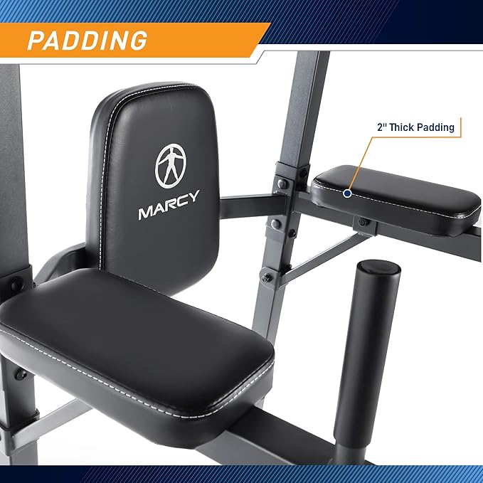 Marcy Multi-Functional Power Tower Home Gym for Strength Trainings