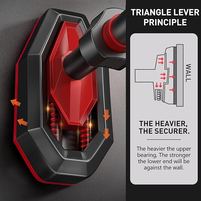 Pull Up Bar for Doorway - Max Capacity 440 lbs, Portable Upper Body Workout Bar for Strength Training