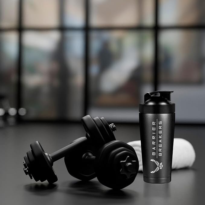 24oz Insulated Air Force Shaker Bottle Engraved Logo–24oz Water Bottle–Cup for Protein Shakes Air Force Gifts | USAF Shaker Cups